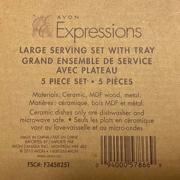 Avon Expressios Large Serving Tray 5/$25 - Picture 5 of 5